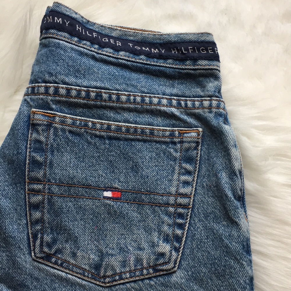 Vintage Tommy Hilfiger high waisted mom jeans flag